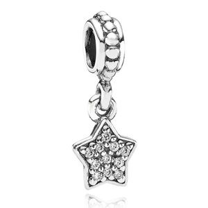 PANDORA Pave CZ Star Sterling Silver Charm